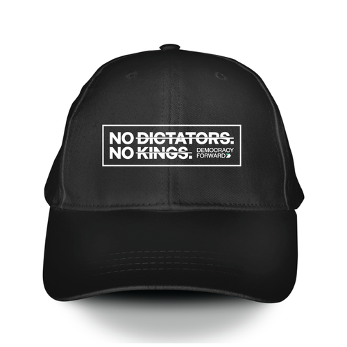 No Dictators - Rectangle (Black Baseball Cap) No Dictators - Rectangle (Black Baseball Cap)
