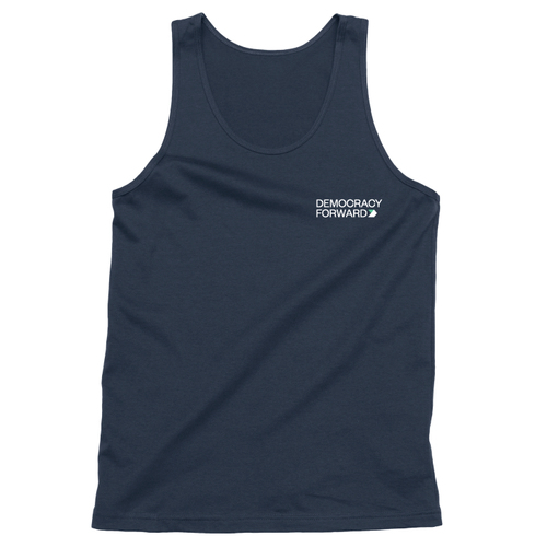 No Dictators - Circle (Unisex Navy Tank)