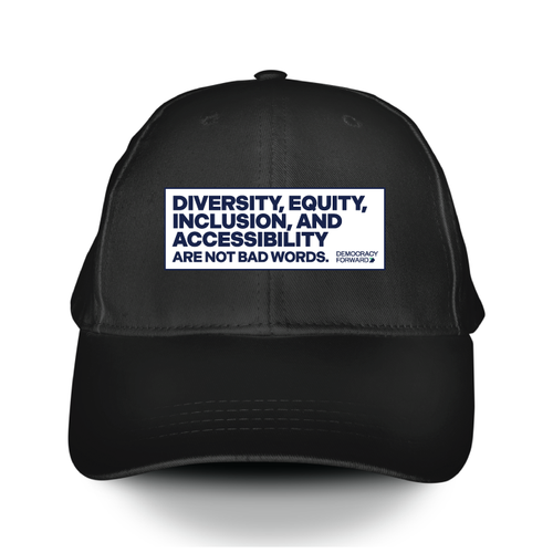 DEIA - Rectangle (Black Baseball Cap) DEIA - Rectangle (Black Baseball Cap)