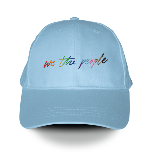 We The People (Embroidered Light Blue Hat)