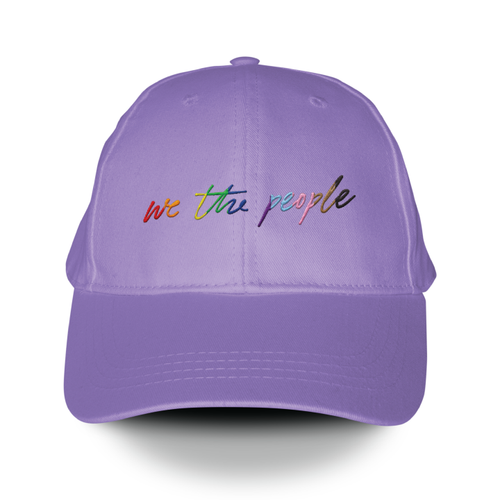 We The People (Embroidered Purple Hat)