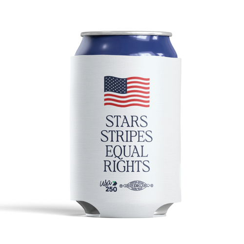 Equal Rights - Flag (White Can Cooler)