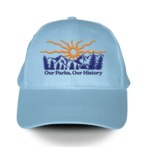 Our Parks, Our History (Embroidered Baby Blue Hat)