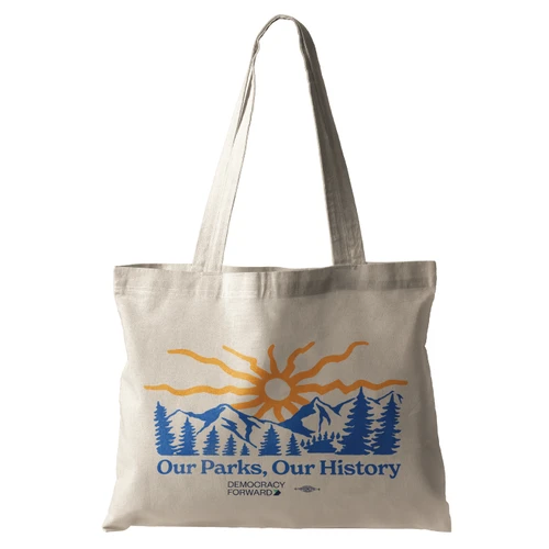 Our Parks, Our History (Natural Canvas Tote)