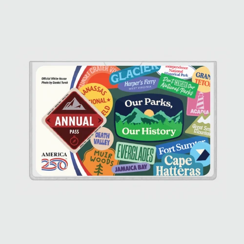Our Parks, Our History (Park Pass Sticker + Clear Sleeve)