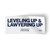 Leveling Up - Text (5" x 2.2" Vinyl Sticker -- Pack of Two!) Leveling Up - Text (5" x 2.2" Vinyl Sticker -- Pack of Two!)