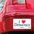 I Heart Democracy (7" x 4" Bumper Magnet)