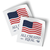 All Created Equal (4" x 4" Vinyl Sticker -- Pack of Two!)