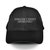 Democracy Doesn't (Black Embroidered Baseball Cap)