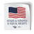 Equal Rights - Flag (4" x 4" Vinyl Sticker -- Pack of Two!)