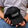 No Dictators - Rectangle (Black Baseball Cap)