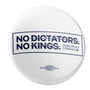 No Dictators - Rectangle (2.25" Pin-Back Button -- Pack Of Two!)