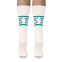 Exhausted but Not Giving Up (White Crew Sock)