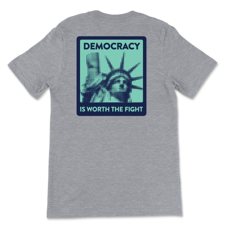 Worth The Fight - Mint (Standard & Fitted Athletic Heather Tee)