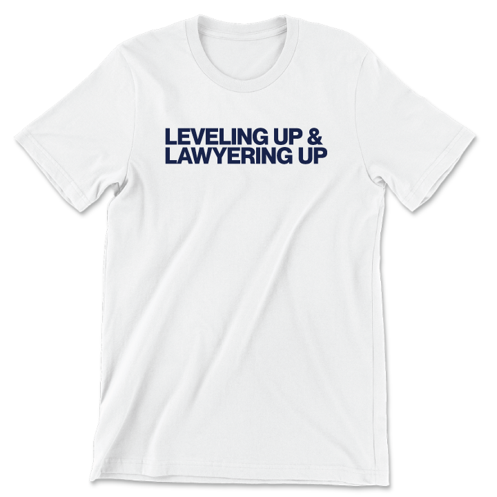 Leveling Up - Text (Unisex Tee)