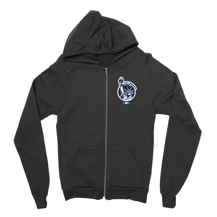 Civil Servants (Black Zipper Hoodie)