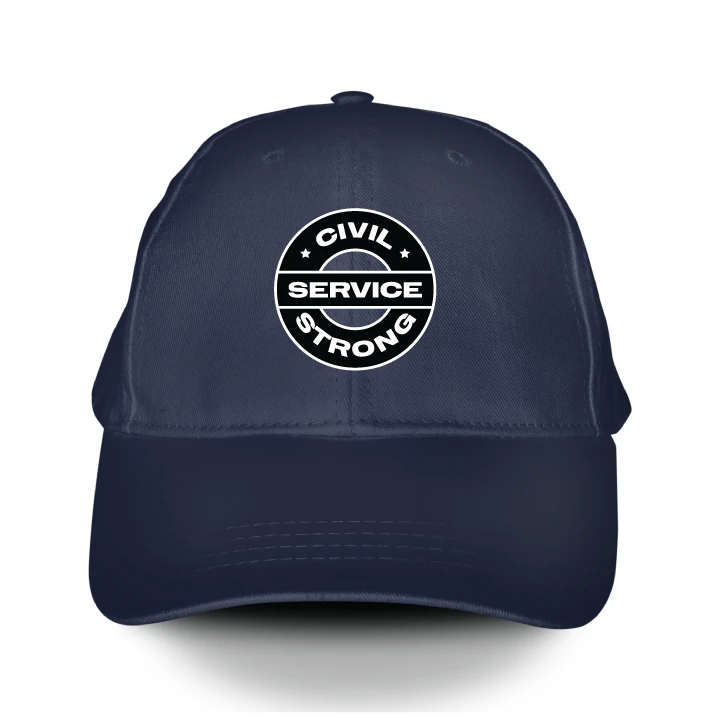 Civil Service Strong - Black (Baseball Cap)
