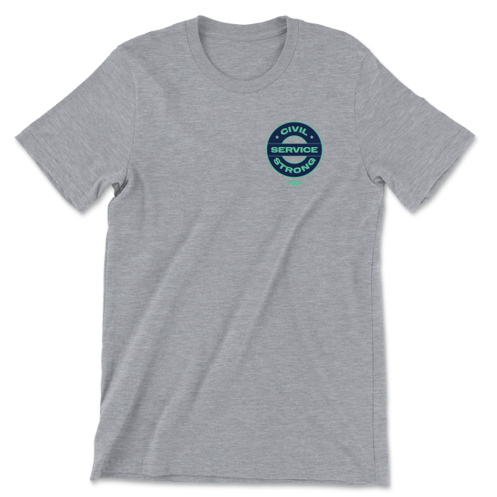 Civil Service Strong - Color (Unisex Athletic Heather Tee)