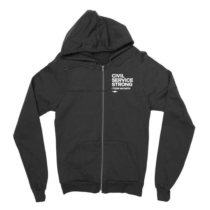 I Took An Oath (Black Zipper Hoodie)