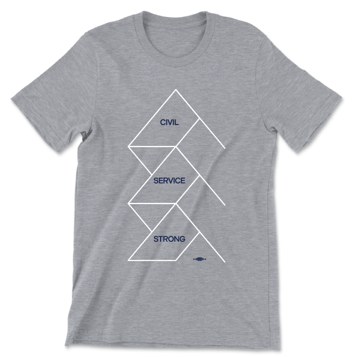 Civil Service Strong - Shapes (Unisex Tee)