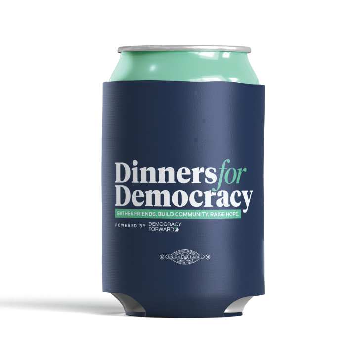 Dinners For Democracy (Navy Can Cooler)