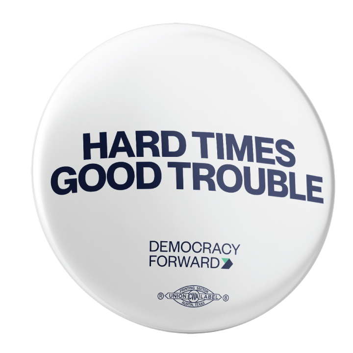 Hard Times Good Trouble (2.25" Pin-Back Button -- Pack Of Two!)