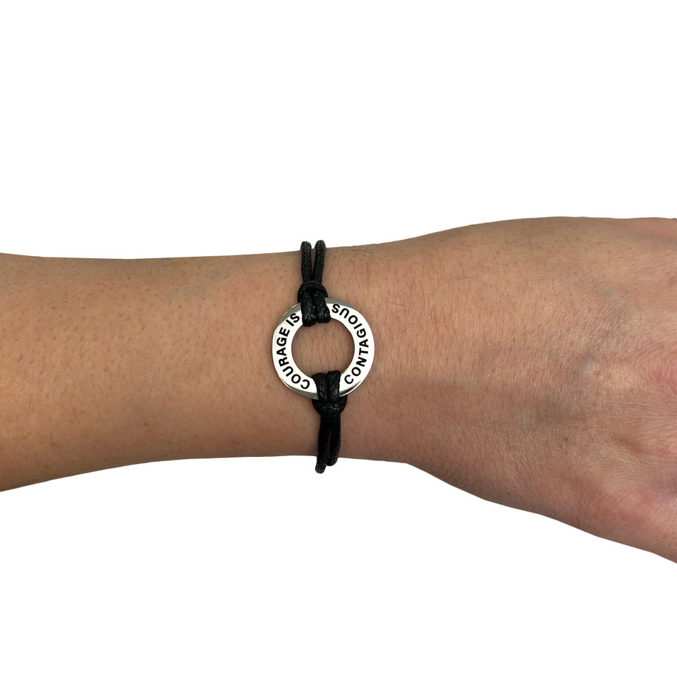 Courage Is Contagious Thread Bracelet