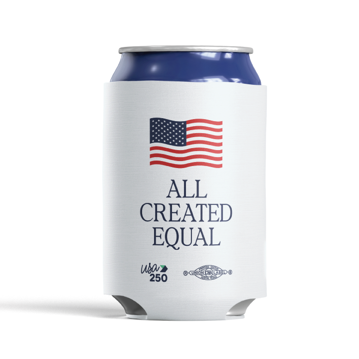 All Created Equal (White Can Cooler)