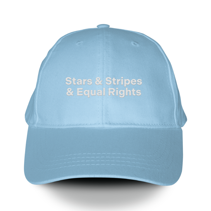 Equal Rights - Ampersand (Embroidered Baby Blue Hat)