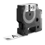 Dymo Rhino Black on White 19mm Tape Vinyl
