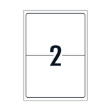 Avery Laser Labels L7168 2Up Packet of 100
