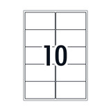 Avery Laser Labels L7173 10Up Packet of 100