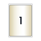 Avery Laser Labels Clr L7567 1Up Packet of 25