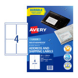 Avery Laser Label L7071 4Up Packet of 10