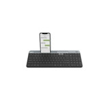 Logitech K580 Unifying Slim Easy Switch Multi-Device Wireless Keyboard - 18 months Battery Life,  Mac/iOS/Andriod/Windows, Bluetooth + USB - Graphite