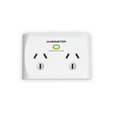 Monster 2-Port Surge White