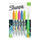Sharpie Neon Perm Mrk FP Asst Packet of 5