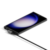 Unite Right-Angle USB-C to USB-A (USB 2.0) Cable 1M - Black