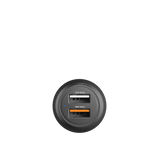 CarPower 30W Car Charger Dual Port USB-A - Black