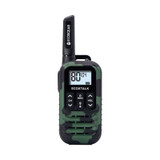 ECOXTALK EXG50 500mW Compact Handheld UHF Radio Twin Pack - Green Camo (3km)