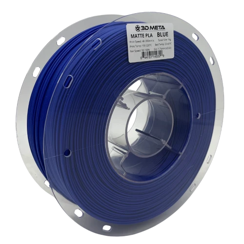 3D Meta Matte PLA Blue 1KG Spool M-PLA-MABLU-1KGX1.75MM