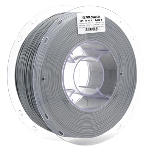 3D Meta Matte PLA Grey 1KG Spool M-PLA-MAGREY-1KGX1.75MM