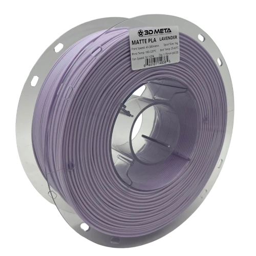 3D Meta Matte PLA Lavender 1KG Spool M-PLA-MALAV-1KGX1.75MM
