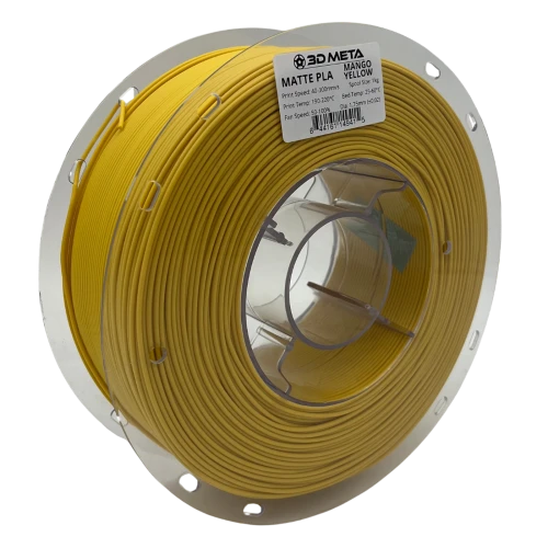 3D Meta Matte PLA Mango Yellow 1KG Spool M-PLA-MAMAN-1KGX1.75MM