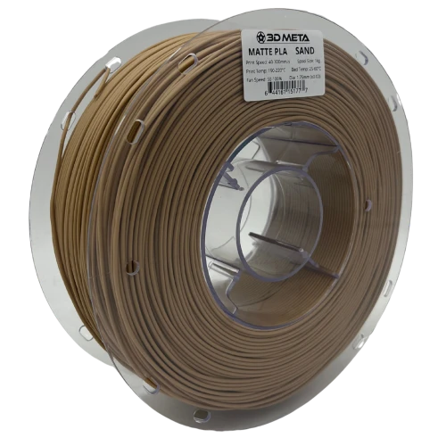 3D Meta Matte PLA Sand 1KG Spool M-PLA-MASAND-1KGX1.75MM