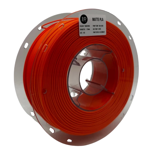 3D Meta Matte PLA Tangerine 1KG Spool M-PLA-MATAN-1KGX1.75MM