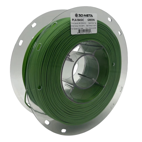 3D Meta PLA Basic Green 1KG Spool M-PLAB-GRE-1KGX1.75MM