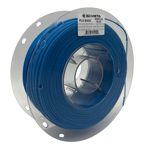 3D Meta PLA Basic Medium Blue 1KG Spool M-PLAB-MEDBLUE-1KGX1.75MM