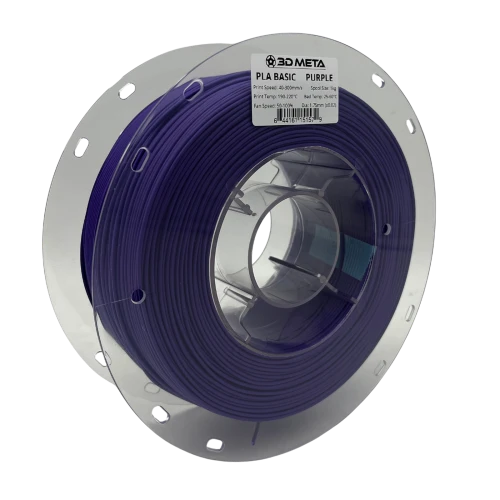 3D Meta PLA Basic Purple 1KG Spool M-PLAB-PURP-1KGX1.75MM