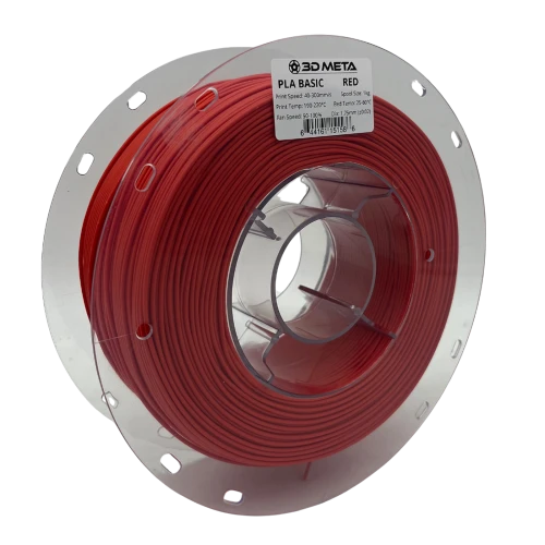 3D Meta PLA Basic Red 1KG Spool M-PLAB-RED-1KGX1.75MM